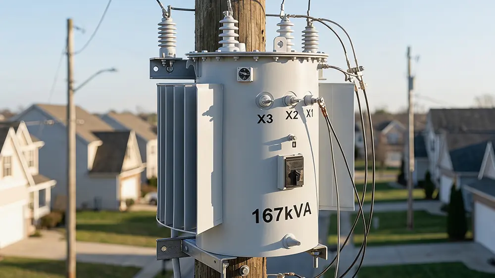Transformer sing dipasang kanggo Jaringan Distribusi Daya Global